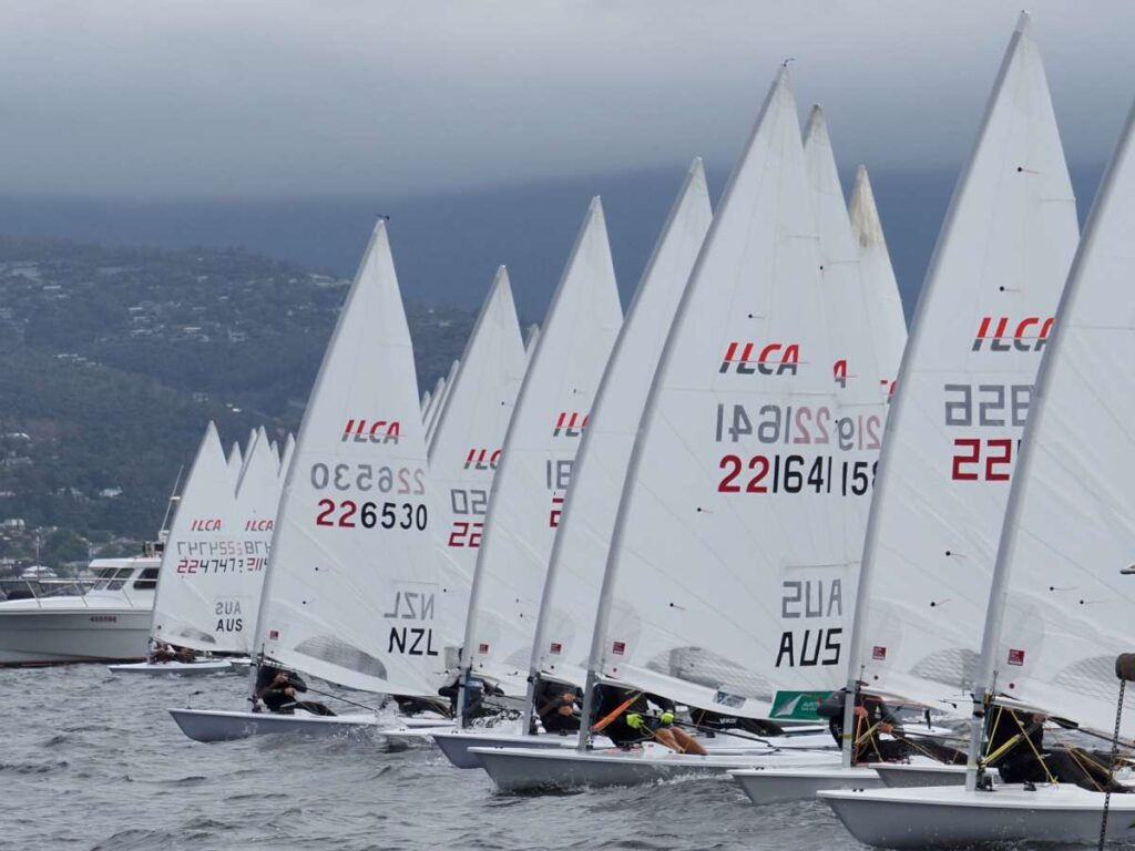Hungary’s Maria Erdi leads the ILCA 6 class in 2026 Aus Nationals