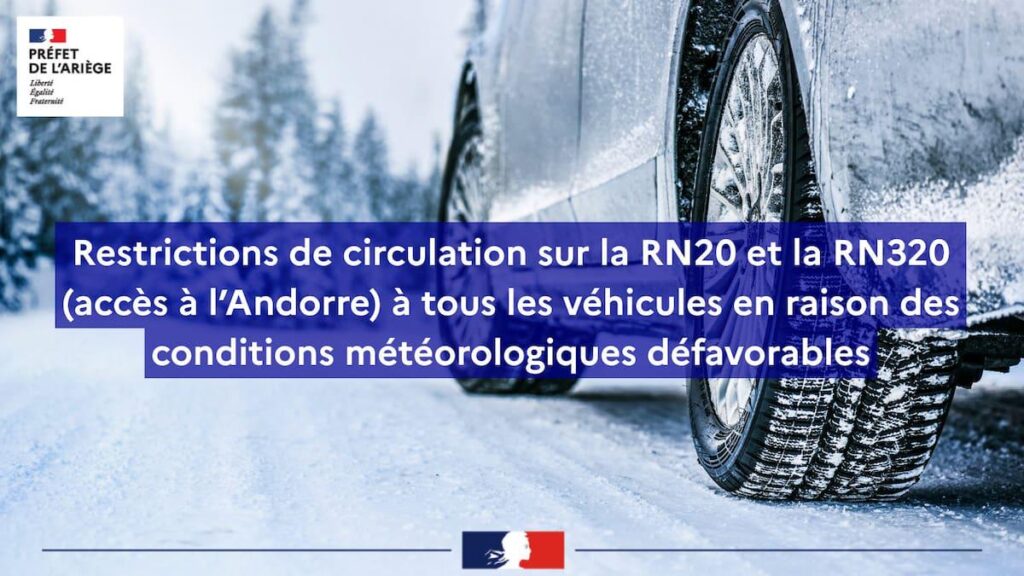 France closes access to Andorra until Sunday due to snowfall