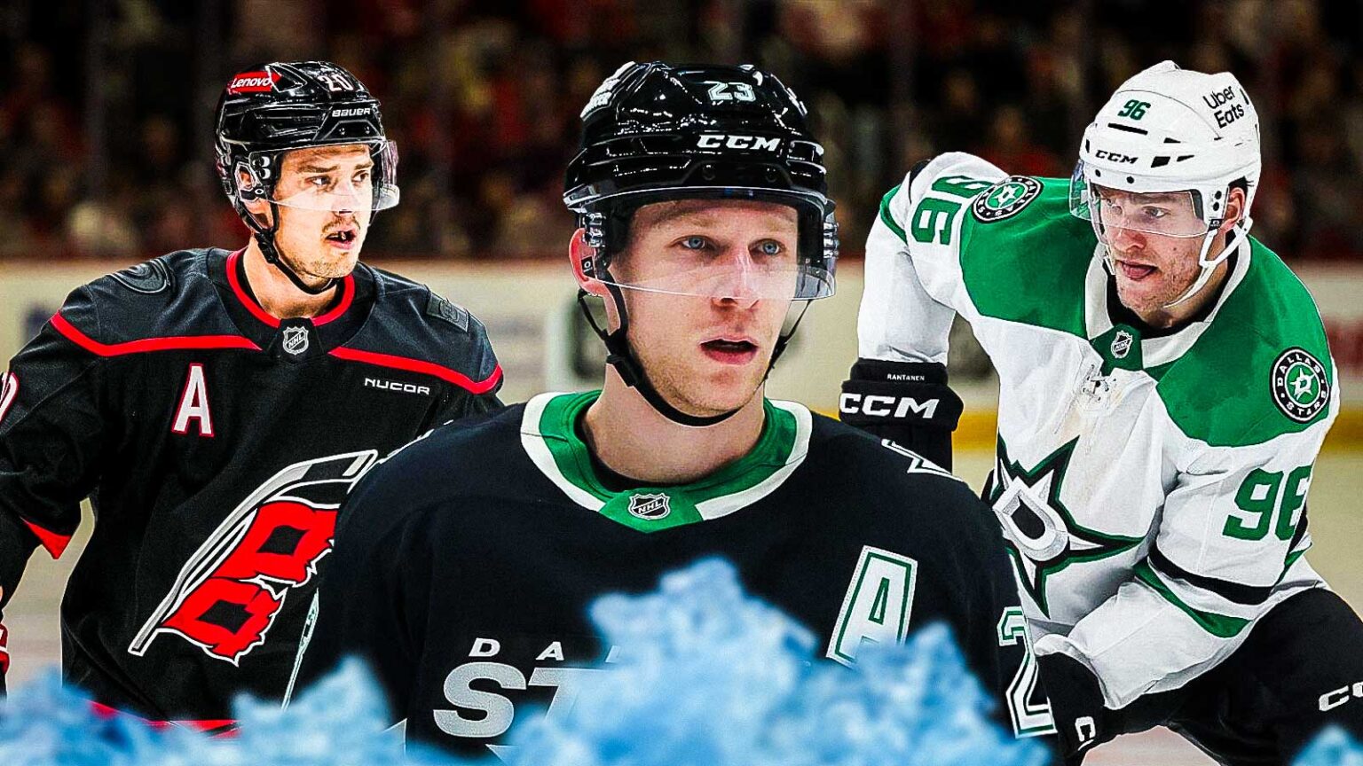Team Finland forward Patrik Laine (92) shoots the puck while Team Canada defenseman Josh Morrissey (44) defends during the second period in a 4 Nations Face-Off ice hockey game at TD Garden.