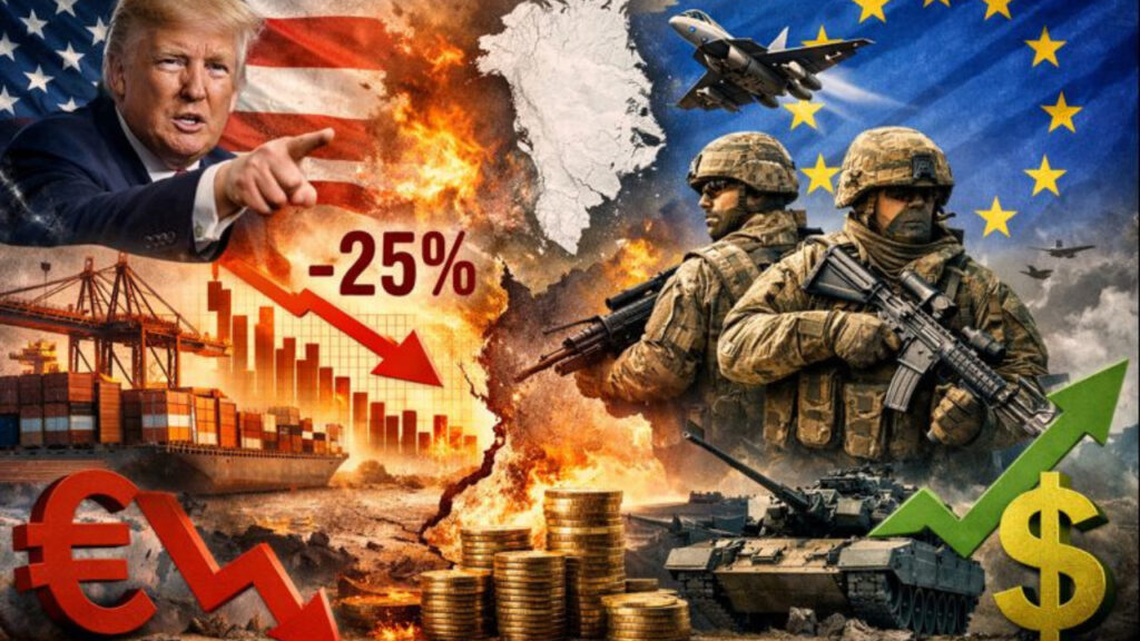 Geopolitical tensions and US tariffs are increasing risk aversion, while European defense stocks are gaining prominence in the markets.