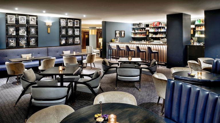 The Bar is a stylish space for evening drinks and bites.
