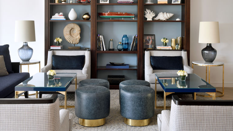 The lobby is a comfortable, inviting space.