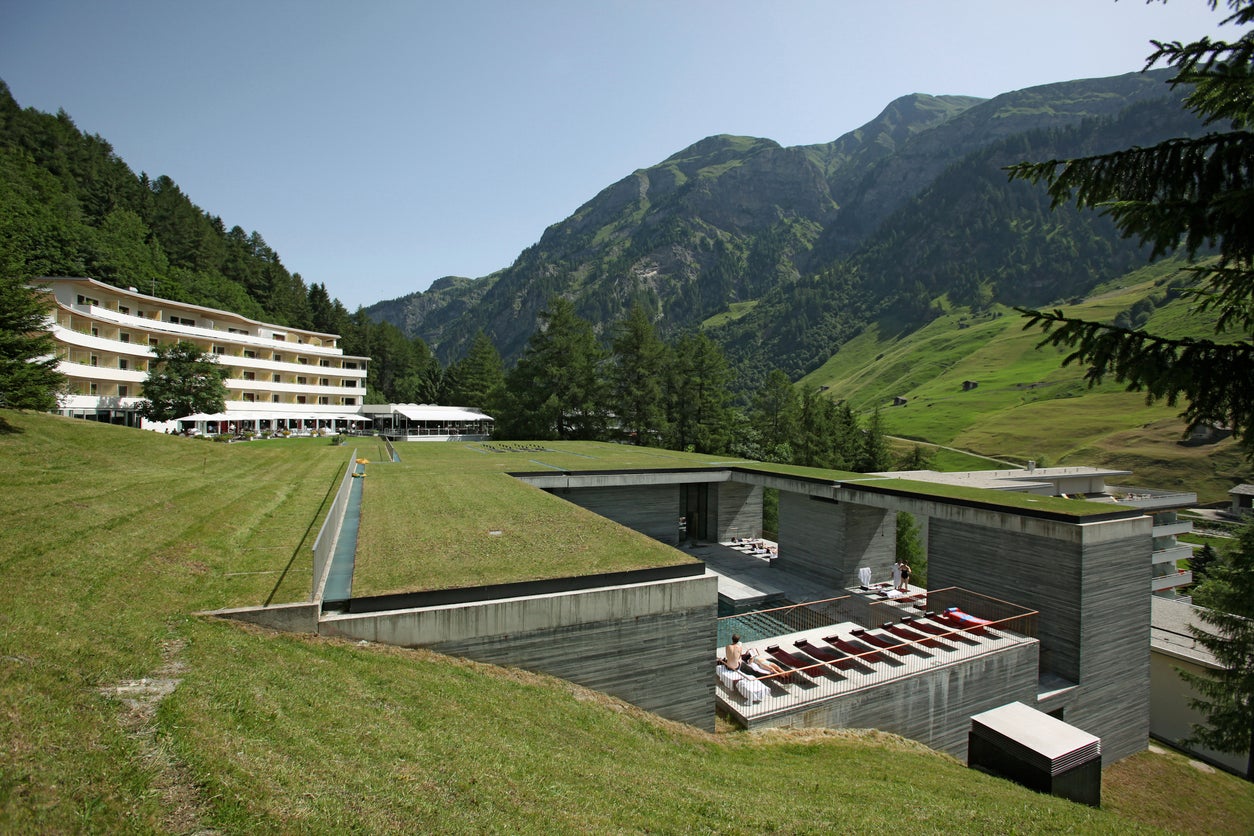 Therme Vals is a tranquil spa with architectural wow factor