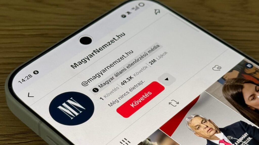 Tech: TikTok hit the pro-government newspapers, Mandiner, Origo, and even MCC were classified as state-controlled media