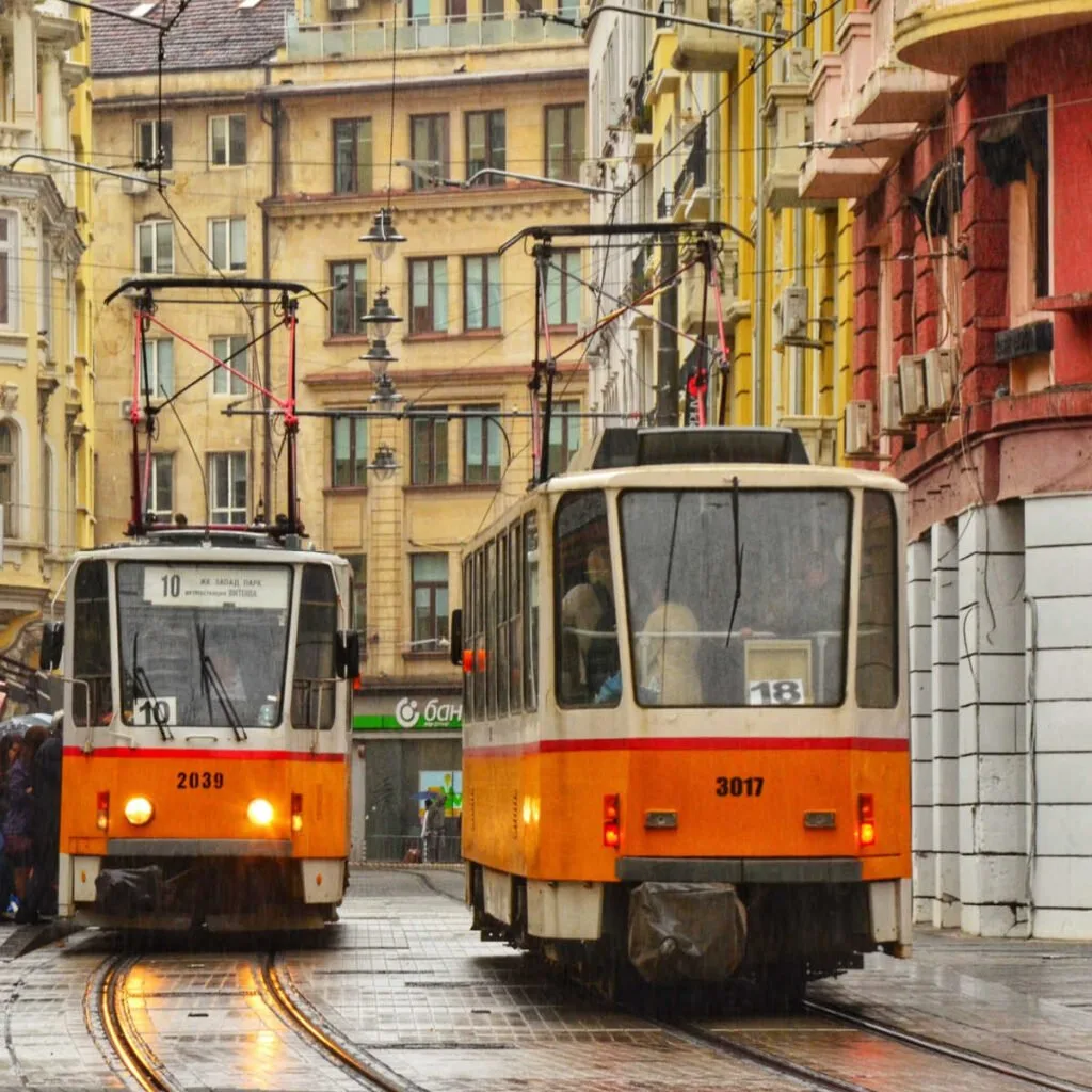 Trams in Sofia, Bulgaria
