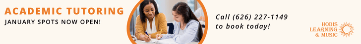 Tutor South Pasadena La-Canada Alhambra Highland Park Hodis Learning Math Language