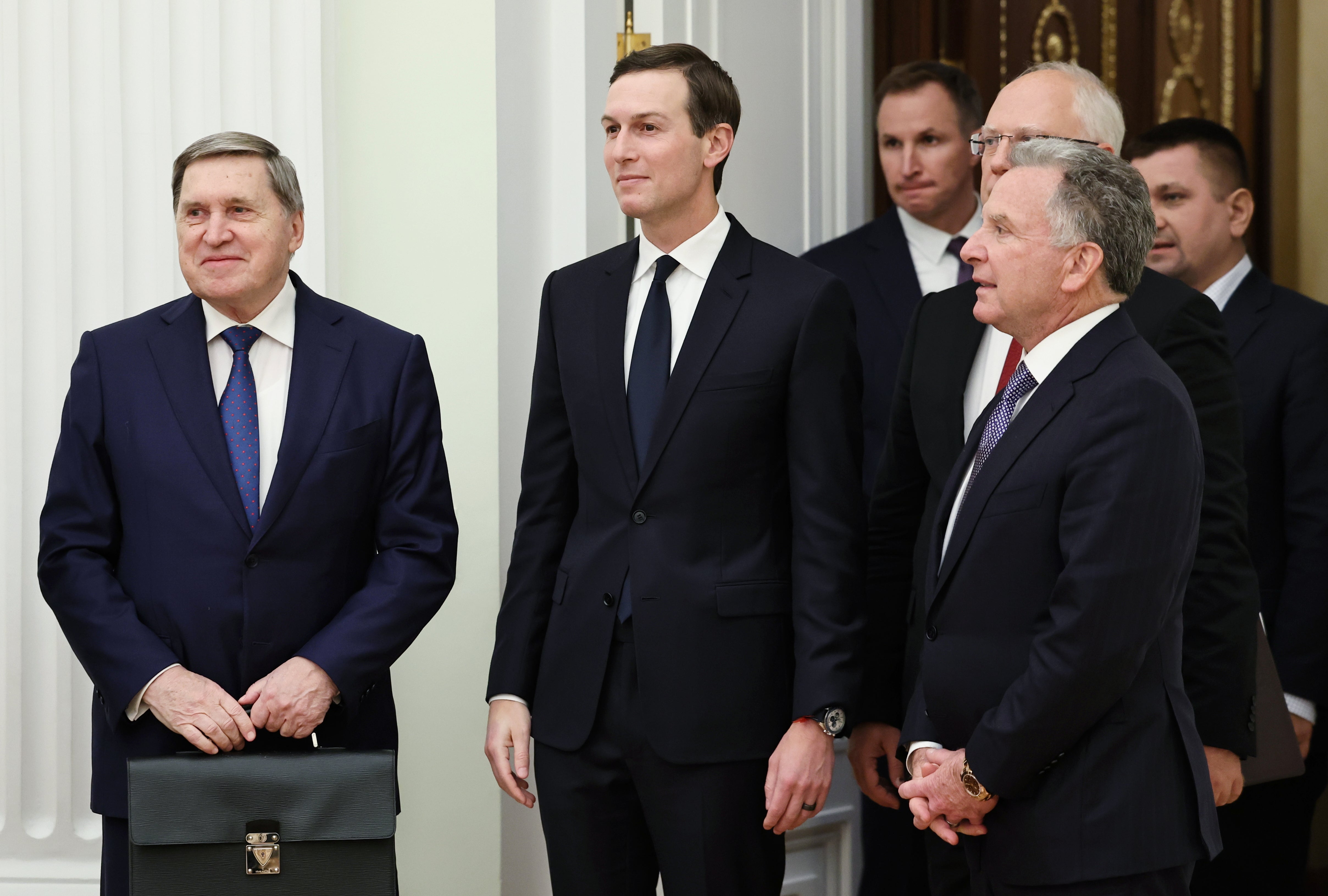 Steve Witkoff and Jared Kushner during their previous meeting in Russia