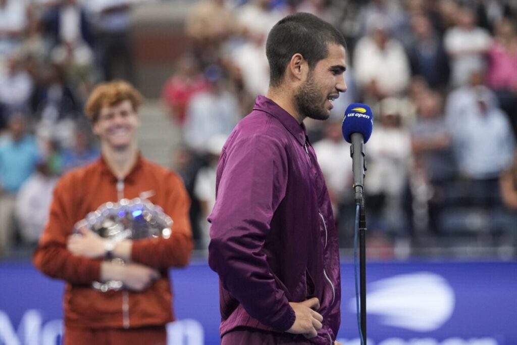 Federer has questioned if conditions favour Sinner and Alcaraz