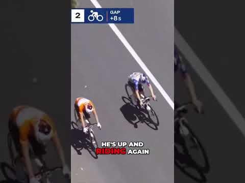 Kangaroo causes crash at Tour Downunder