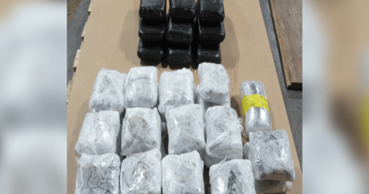 $7M in heroin found on truck trying to cross into Canada from U.S.