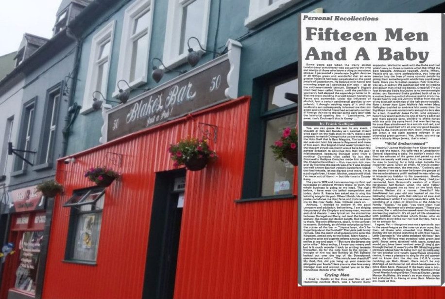 Customer offers apology for taking cherished All-Ireland memento from Blake's Bar