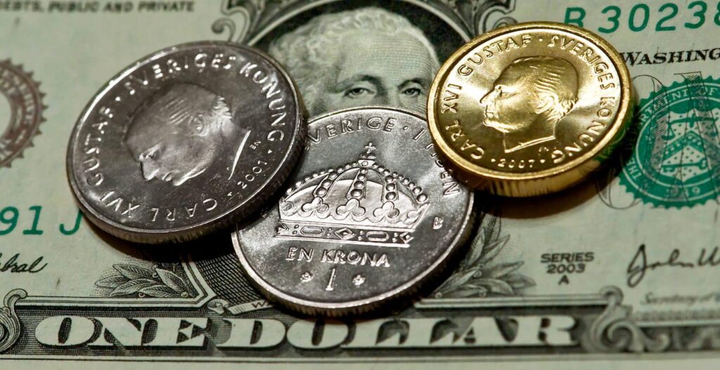 The dollar below 9 kroner for the first time since 2022