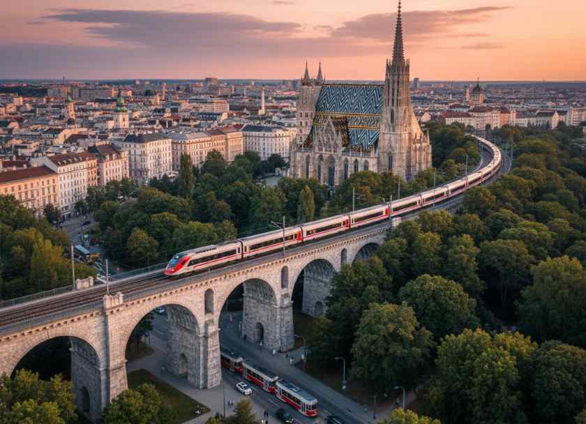 Vienna in rail - travel and tour world Vienna