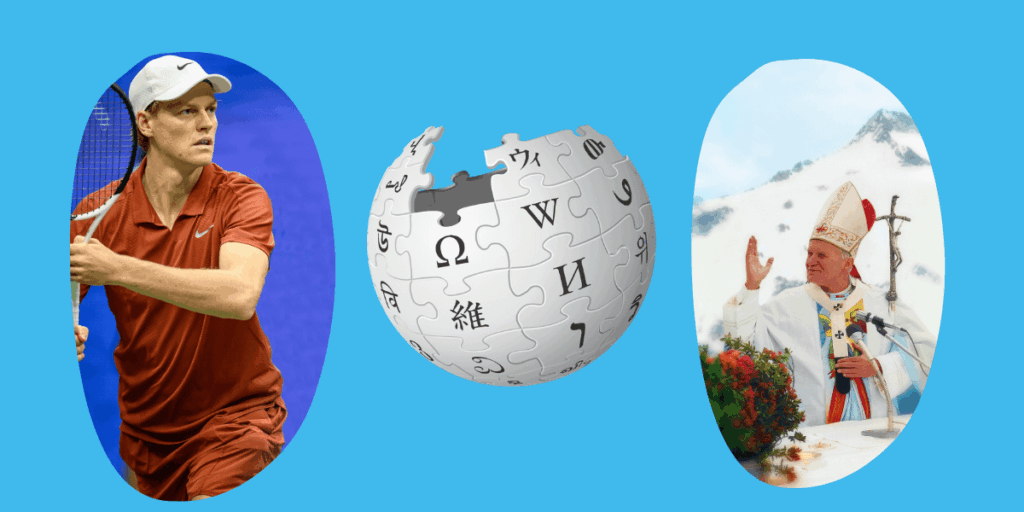 The ranking of the most read articles on Wikipedia in Italian in 2025