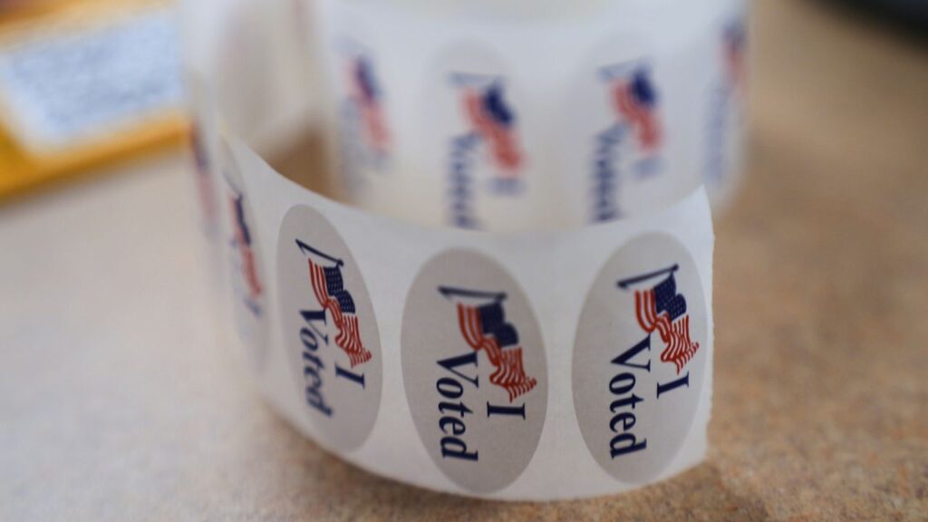voting stickers