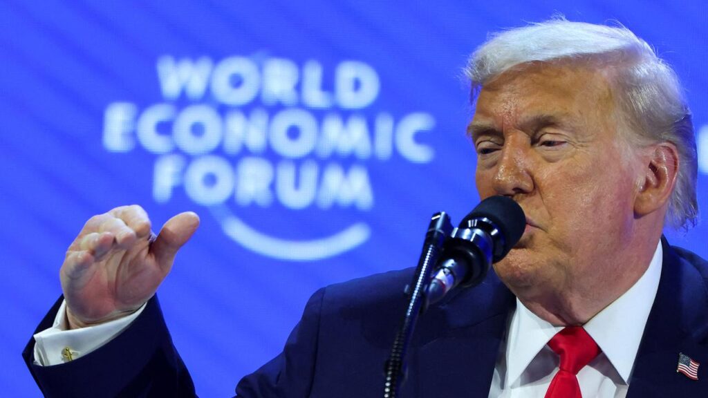 Meeting in Davos: Trump rules out use of force in Greenland dispute