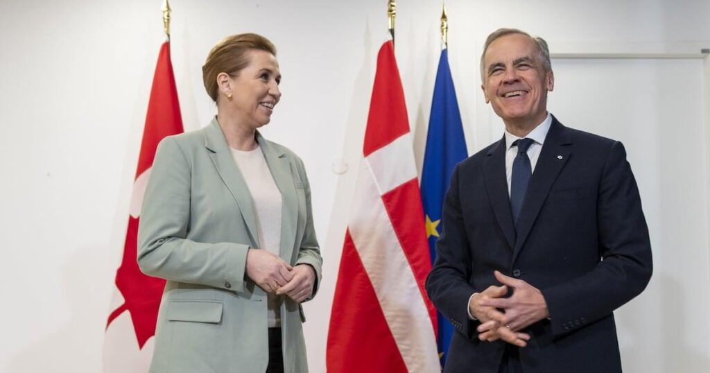 Carney meets with Danish PM as U.S. ramps up talk of taking over Greenland