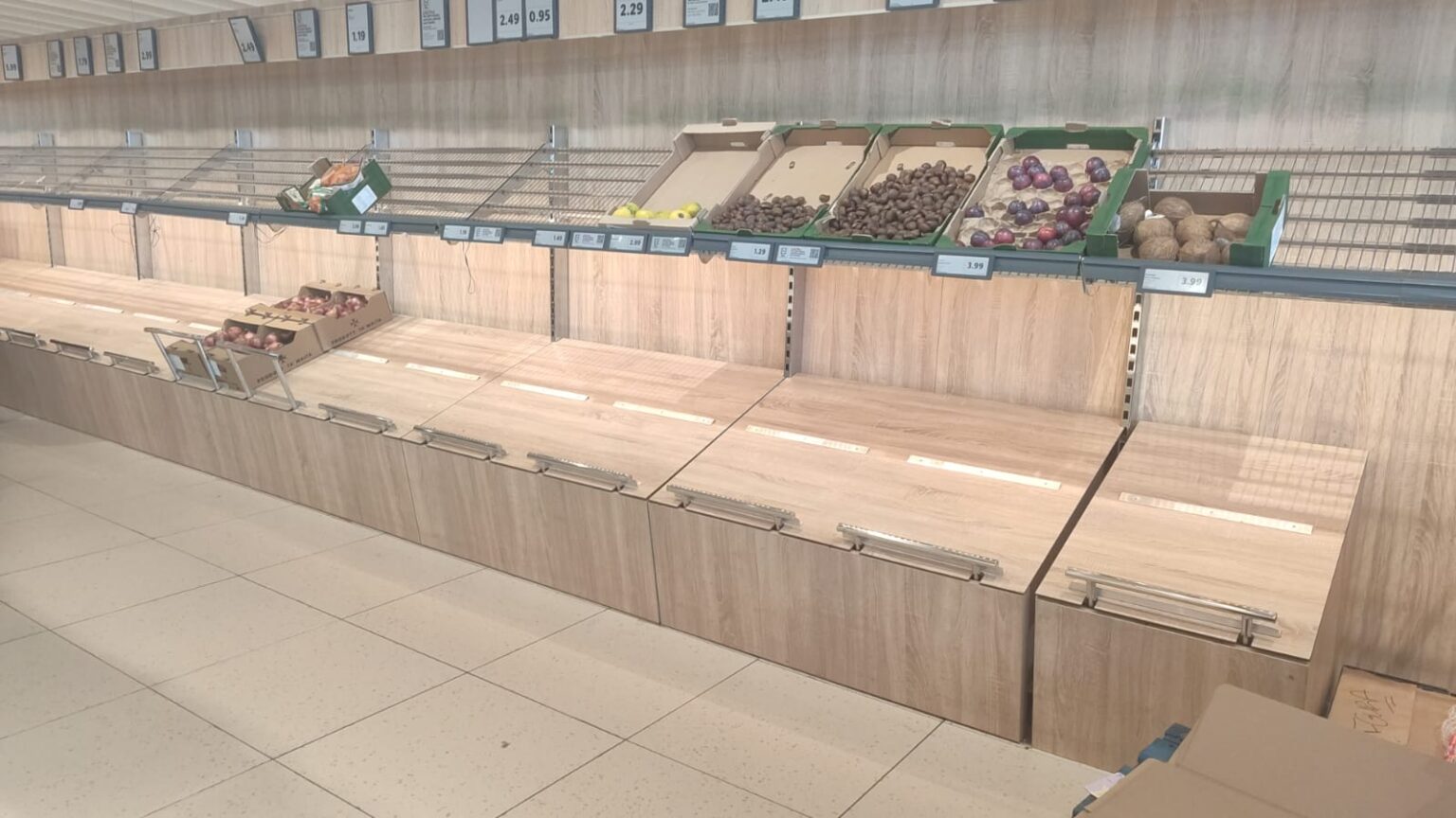 Supply line disruptions leave supermarket shelves bare across Malta