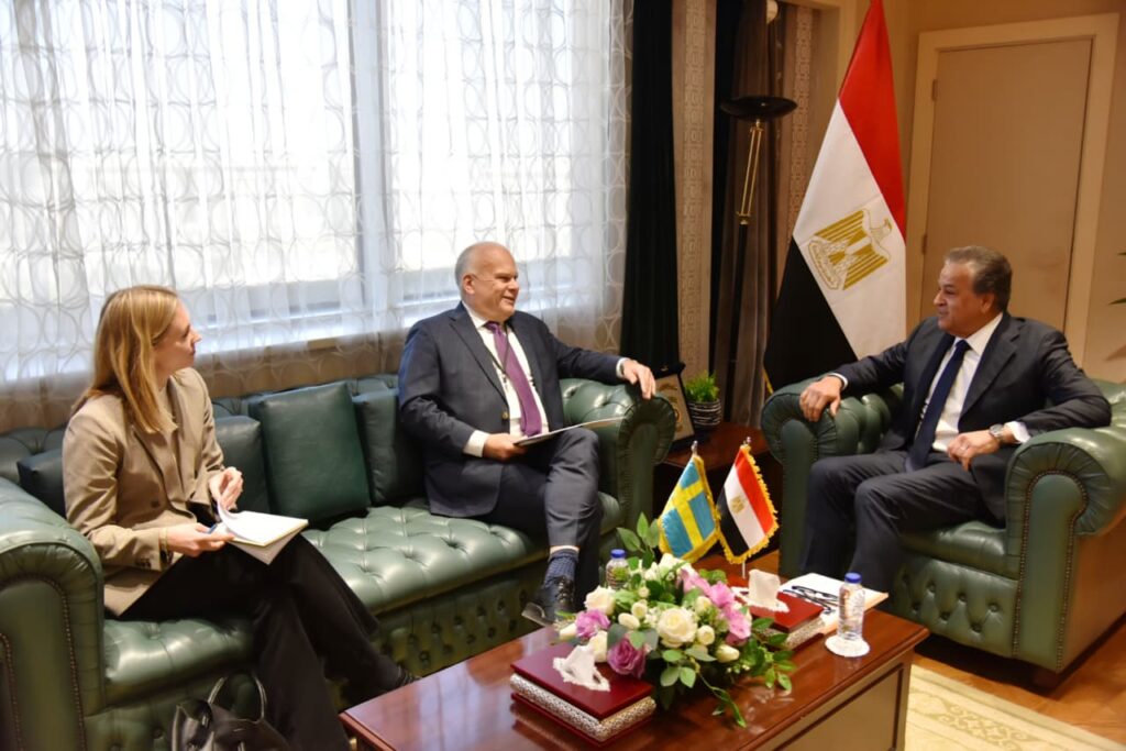 Egypt, Sweden discuss expanding health cooperation ahead of planned ministerial visit Egypt, Sweden discuss expanding health cooperation ahead of planned ministerial visit