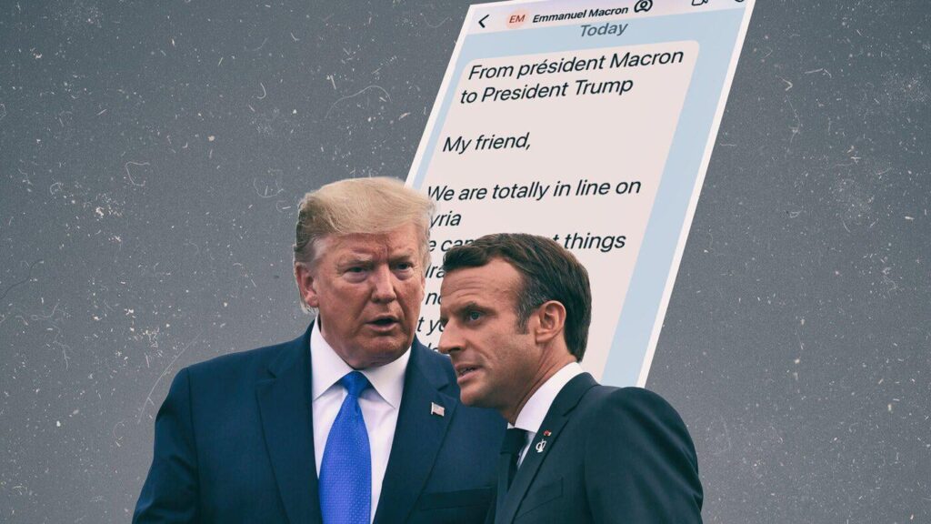 Trump publishes screenshot of private message: Macron proposes G7 meetings with Russia and Denmark