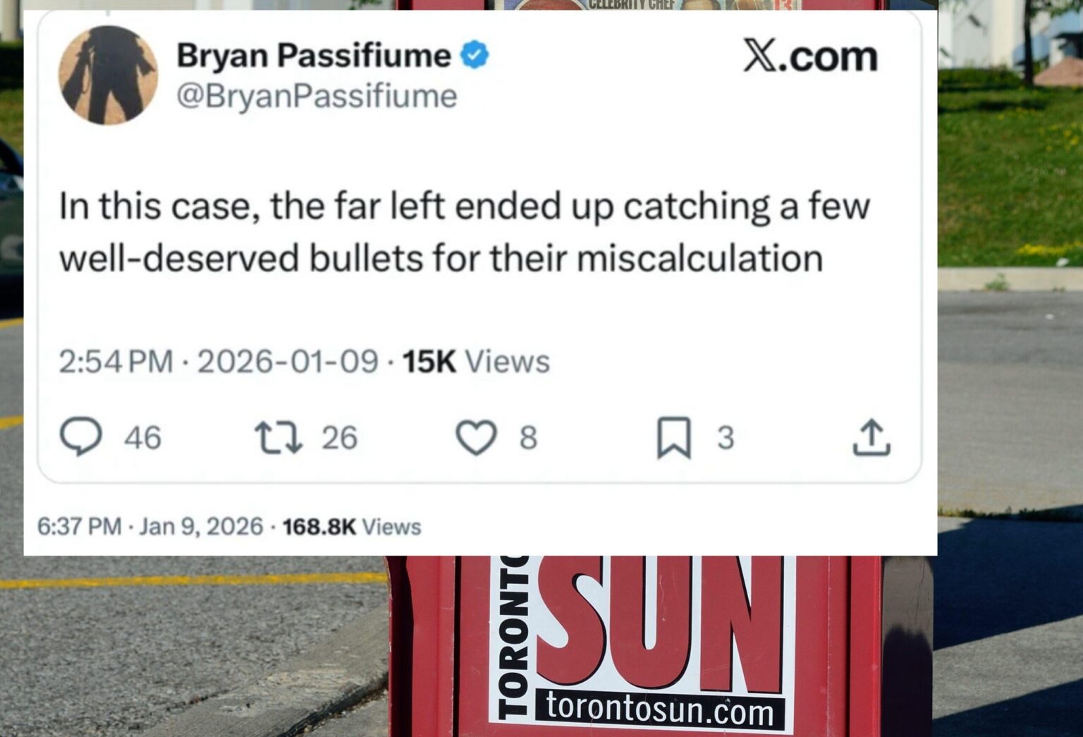 Toronto Sun responds to journalist celebrating ICE murder by promoting him to CEO