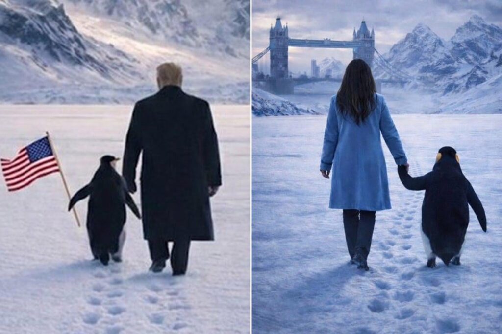Reform mayoral candidate replicates Trump’s controversial Greenland penguin image