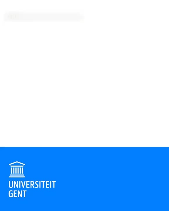 speech by the rector of Ghent University