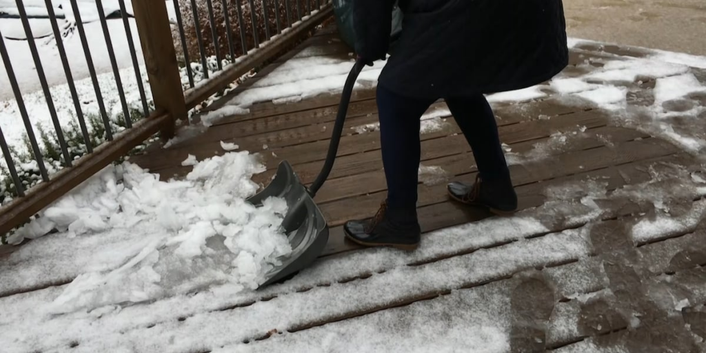 Kentucky health officials warn people about health risks while shoveling snow