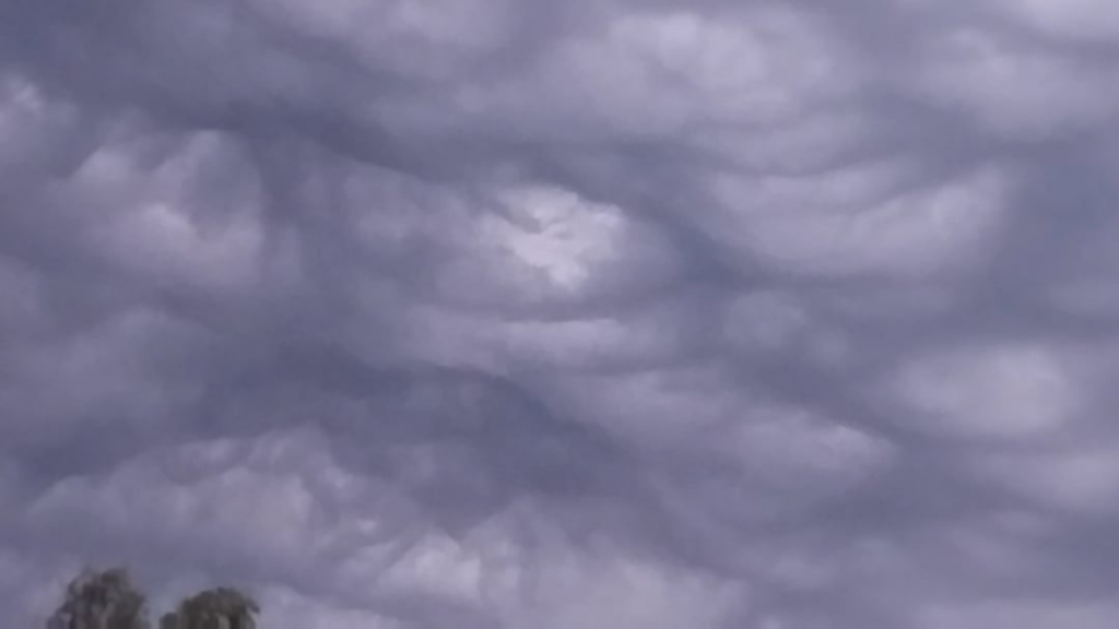 Strange cloud formation