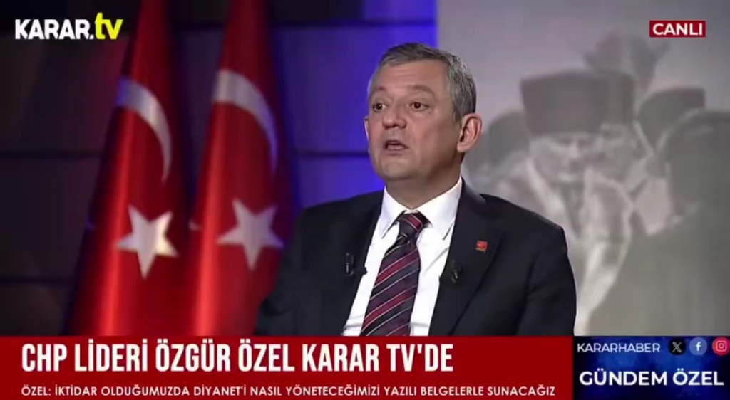 CHP Chairman Özgür Özel's statements about Syria and the SDF terrorist organization