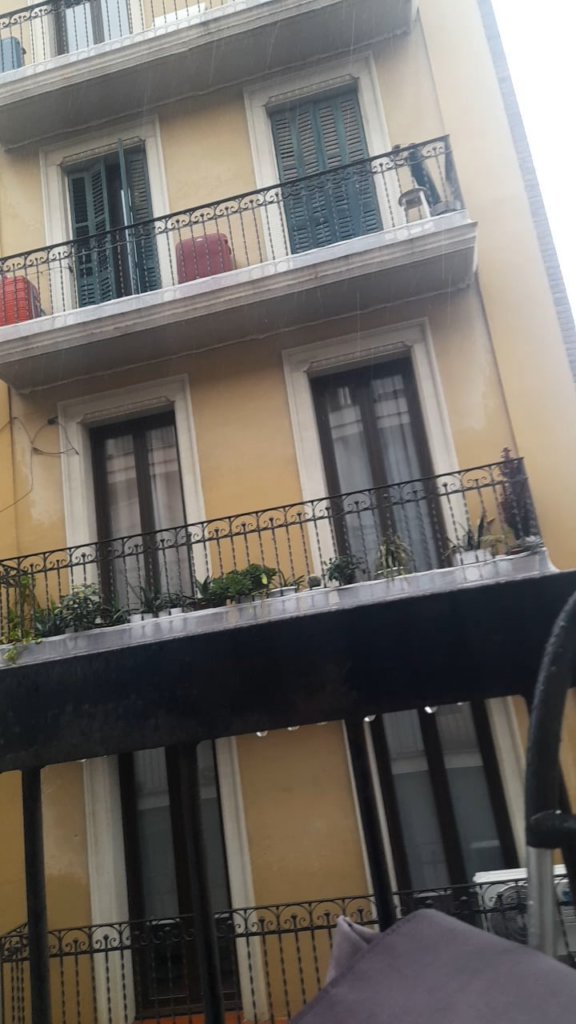 Heavy rains in Barcelona