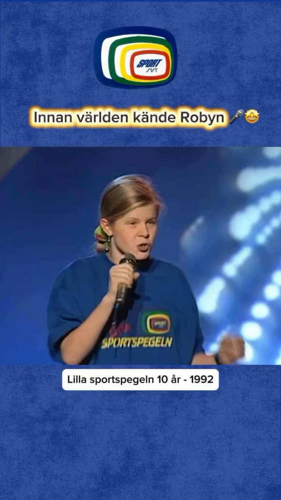 Robyn before the world knew who Robyn was!