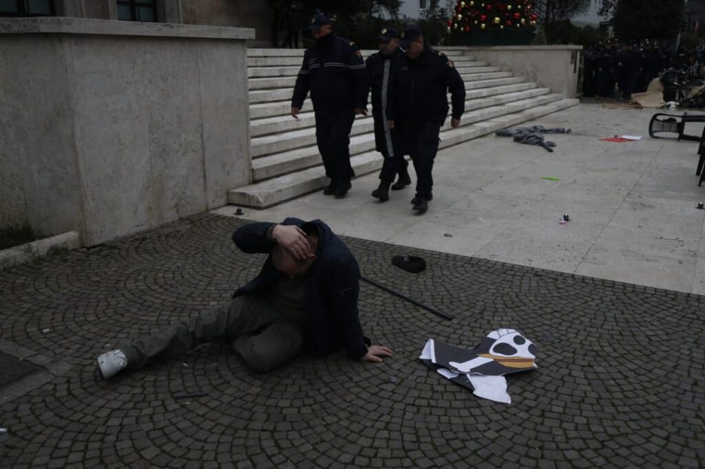 Today's protest and police violence were unprovoked