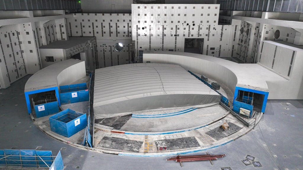 The Compact Fusion Experimental Facility is under construction in Hefei in this photo taken on November 24, 2025. Photo: Xinhua The Compact Fusion Experimental Facility is under construction in Hefei in this photo taken on November 24, 2025. Photo: Xinhua