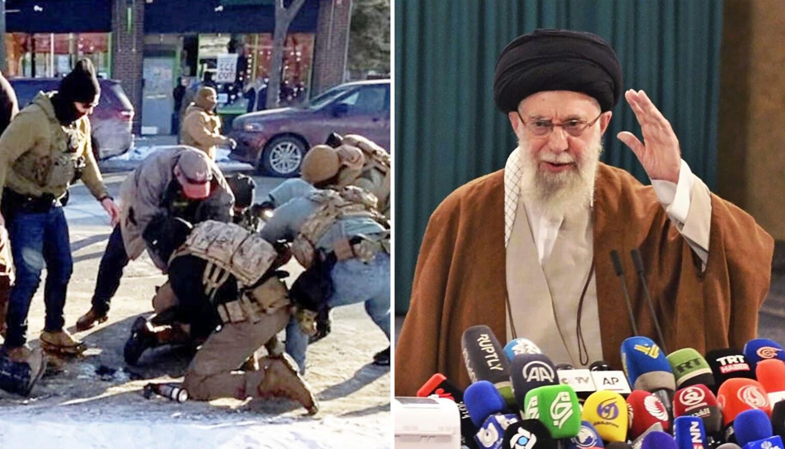 Regime fires on its own population: Iran is considering military strikes against the USA