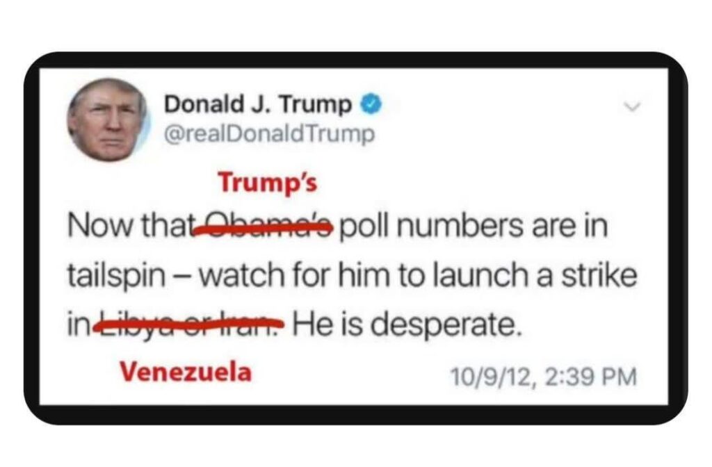 The thing about Venezuela is that we need to see the unredacted Epstein files