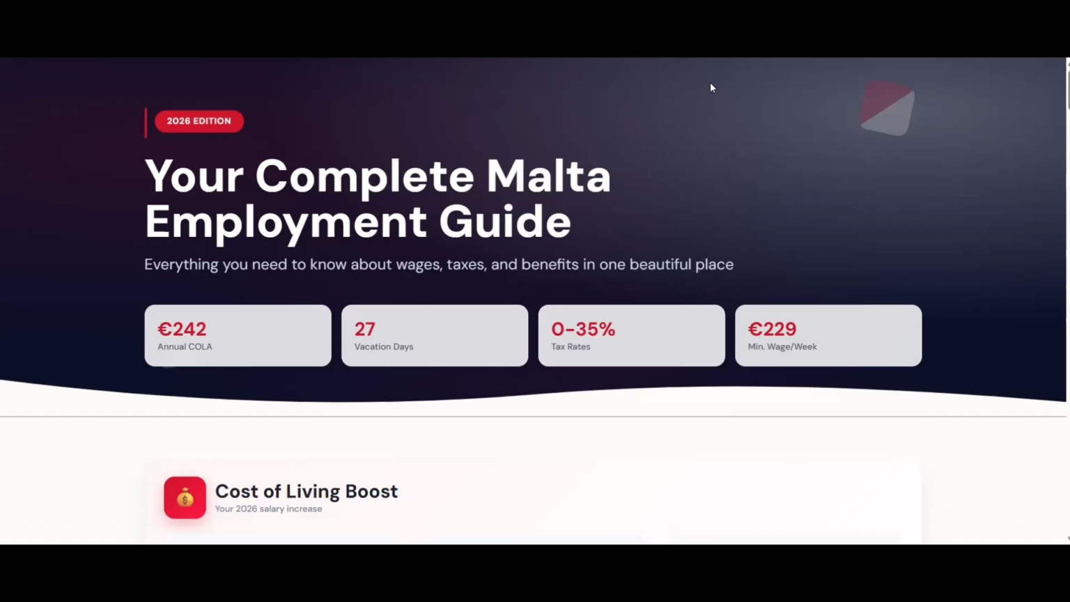 I bet this is the most beautiful, comprehensive and useful Tax & Employment guide in Malta.