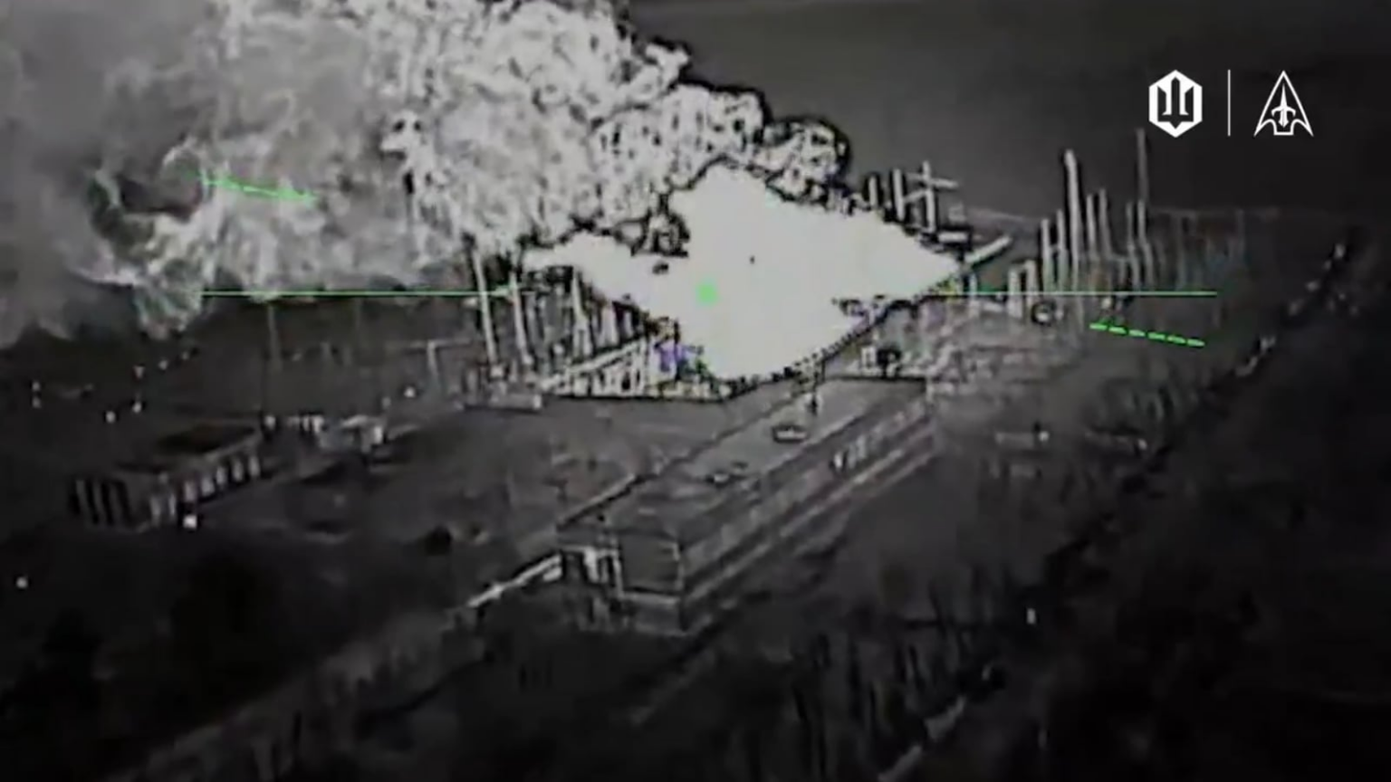 Russian occupied substations and power facilities struck by Ukrainian 1st UAS Center in occupied Donetsk region. Russia is not the only country who can strike electricity infrastructure. 09.01.2026