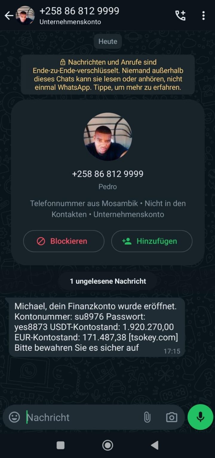 They don't even try anymore. Thanks anyway, Pedro!