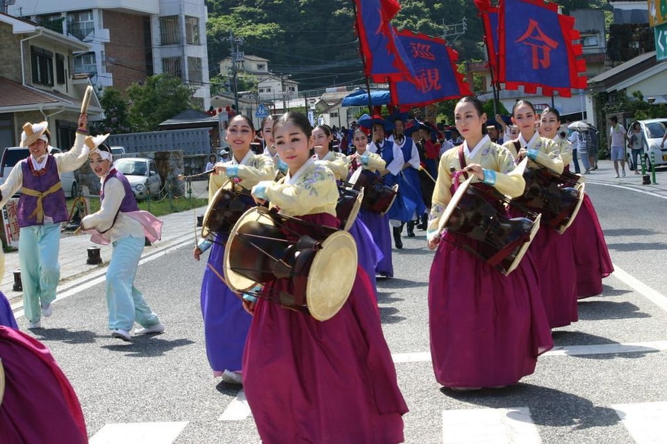 Izuhara port festival, Tsushima/daemado