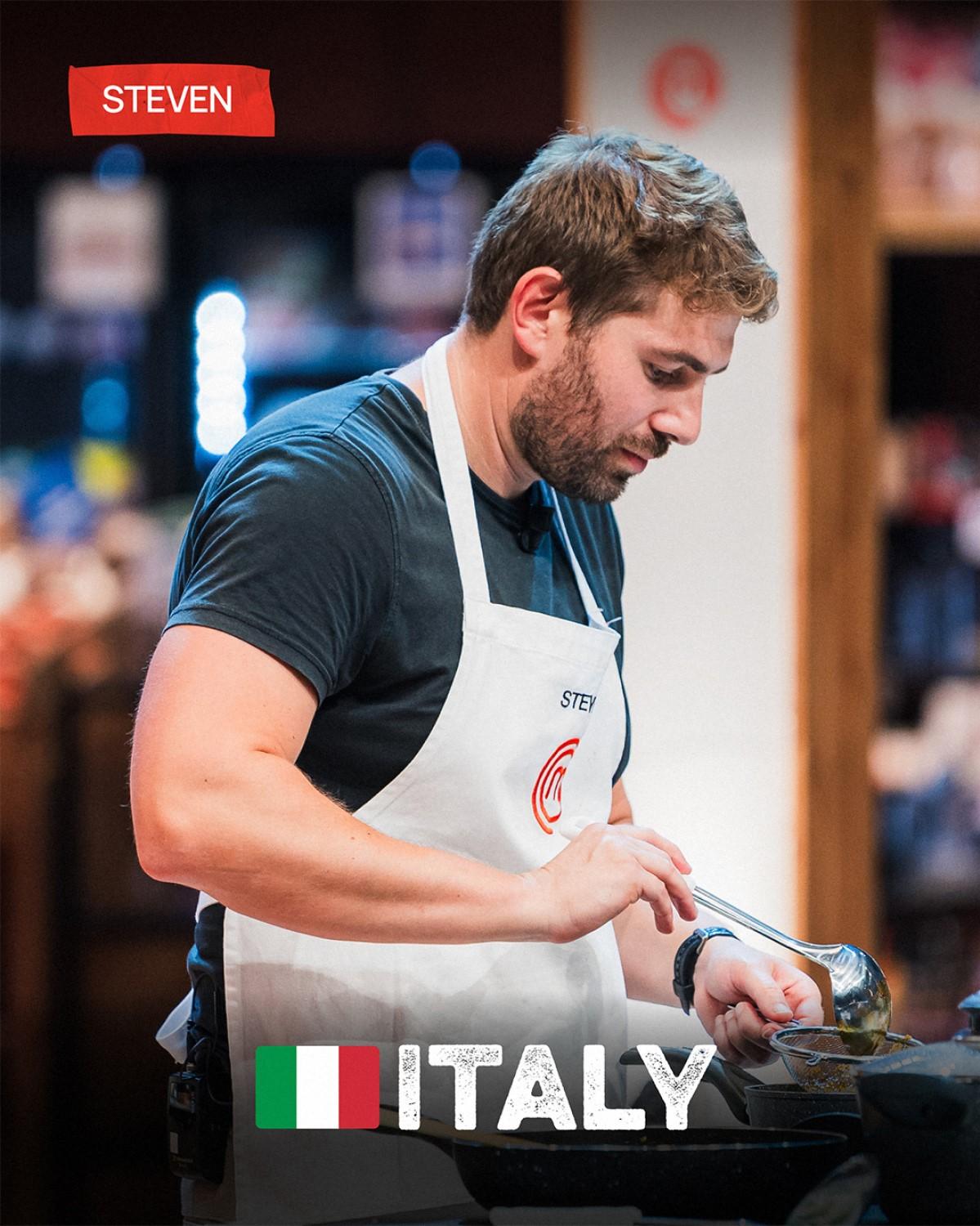 No pressure in the kitchen – Attard’s background in medical work helps him stay focused. Photo: Masterchef Malta Facebook