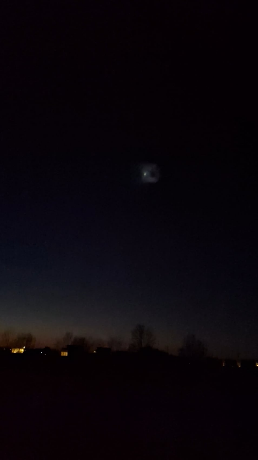 UFO? Above Slavonski Brod