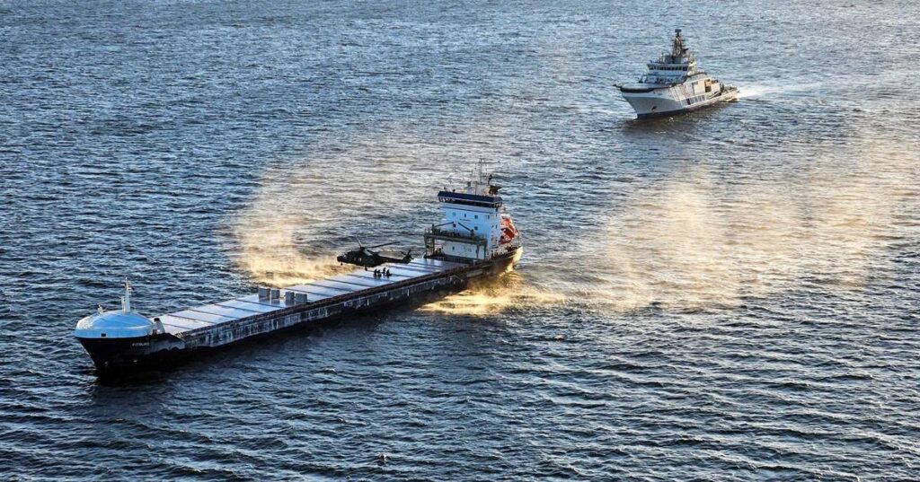 Finland seizes Baltic ship suspected of cable sabotage