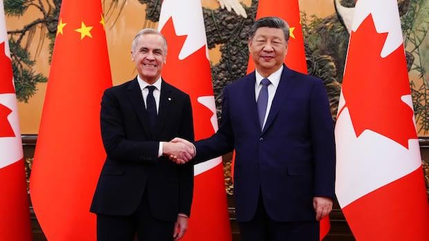 Carney reaches tariff-quota deal with China on EVs, canola | CBC News