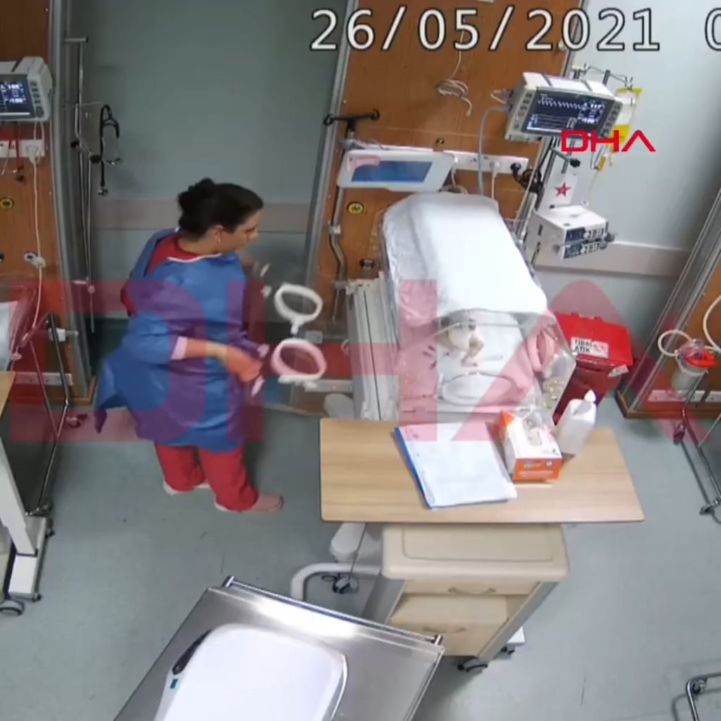 NSFW | In Kahramanmaraş, a 5-day-old baby became disabled as a result of the nurse's violence for 14 minutes. Up to 3 years of imprisonment was requested for the nurse.