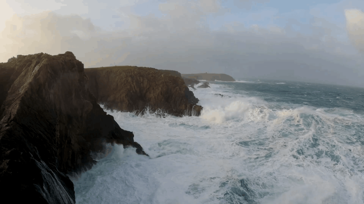 Stormy seas on Tory Island