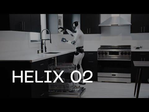 Figure Helix 2 robot autonomously unloading and loading the dishwasher