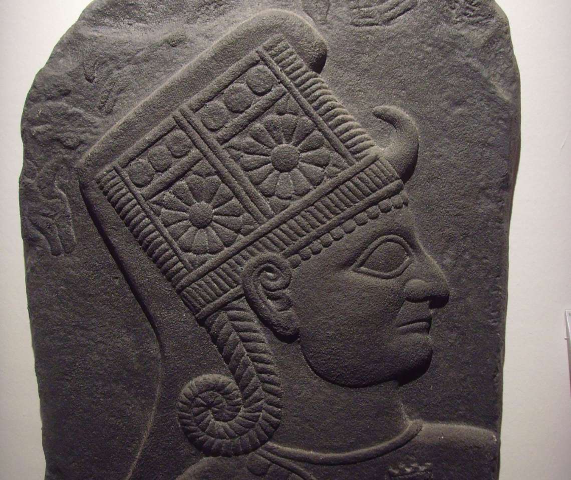Basalt relief of the goddess Kubaba from Carchemish, Late Hittite period, 8th century B.C.