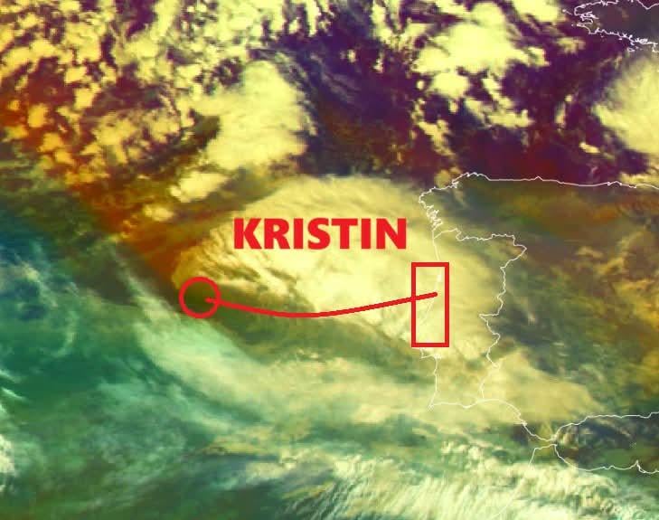 Kristin approaching ⚠️ (lots of attention is no joke)