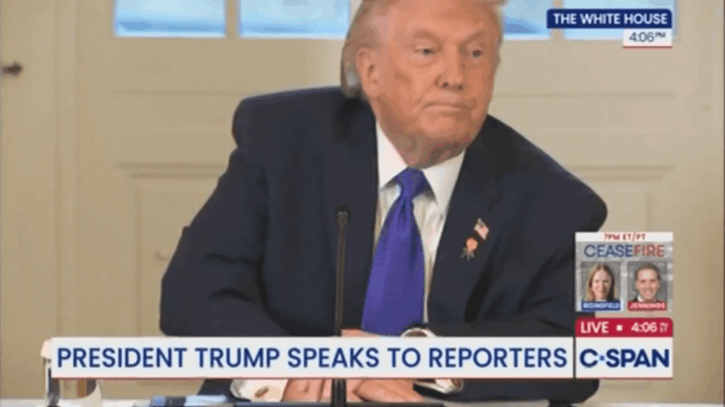 Trump on Greenland: If we do not do it the easy way, we will do it the hard way. By the way, I am a fan of Denmark. The fact they had a boat land there 500 years ago does not mean they own the land. We will be doing something with Greenland—the nice way, or the more difficult way